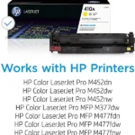 CARTOUCHE HP 410A JAUNE – Image 4