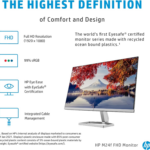 ECRAN ORDINATEUR HP SLIM M24F FHD 24" – Image 5